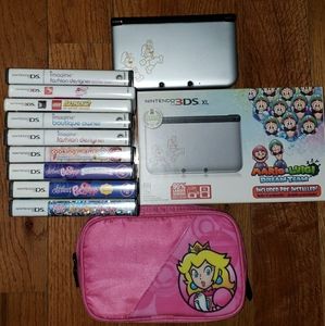 Nintendo 3DS XL w/games and case